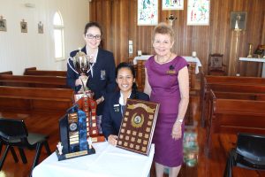 Kate Wilcox, Rebecca Hermanus and Mrs Ida Pinese